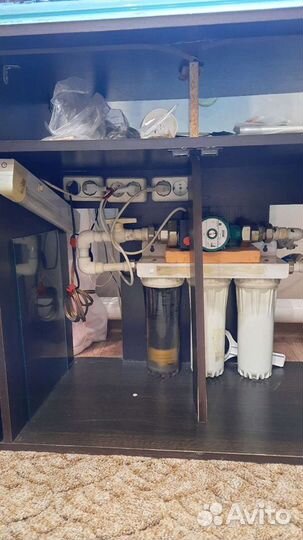 Аквариум с тумбой бу 200 литров