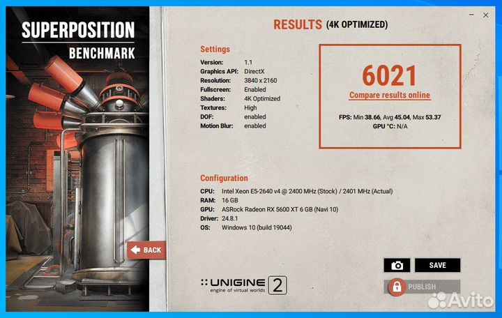 Отличная ASRock Challenger D RX 5600 XT OC 6Gb