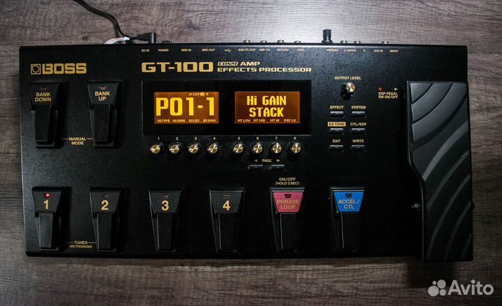 Гитарный процессор Boss gt 100