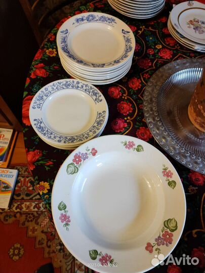 Тарелки и селедочницы