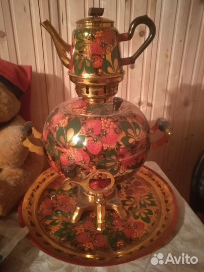 Электросамовар хохлома