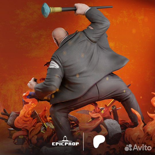 3D фигурка Spider-man & Kingpin