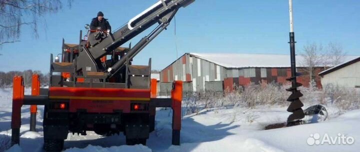 Установка столбов освещения с доставкой