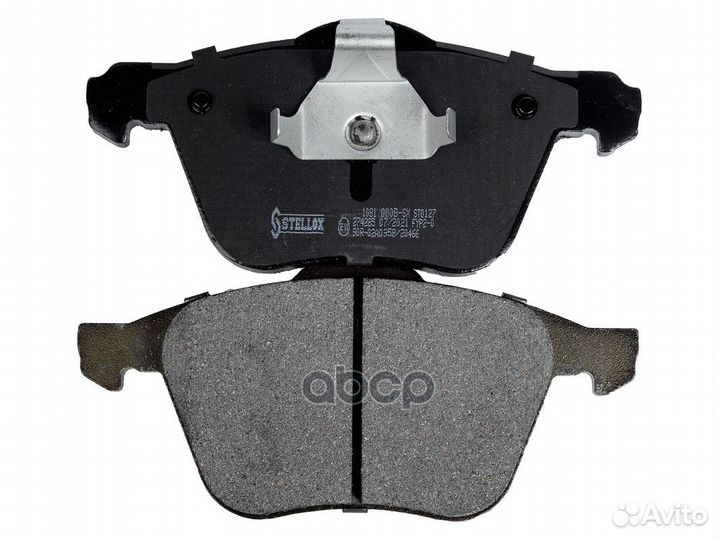 1081 000B-SX колодки дисковые передние с антис