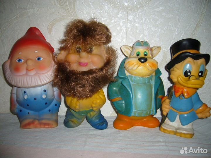 Игрушки резиновые и пластмассовые в т.ч. из СССР