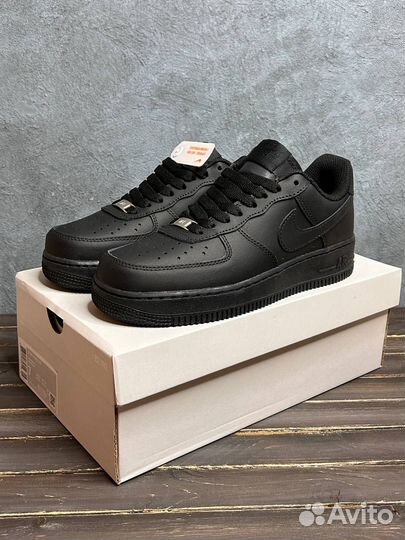 Кроссовки Nike Air force 1 low black новые