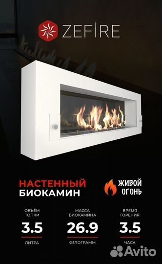 Биокамин настенный