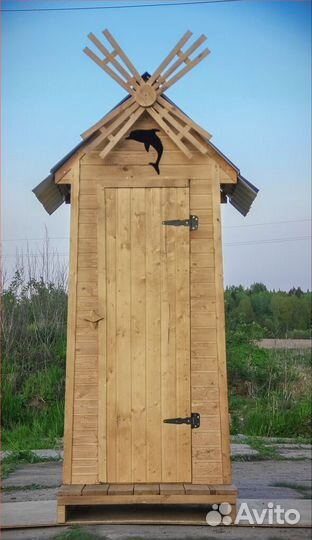 Дачный туалет с установкой