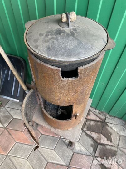 Печка для казана + казан