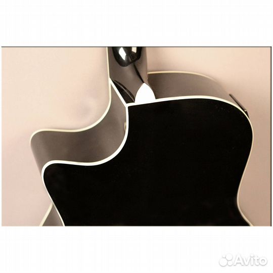 Электроакустическая гитара Flight AG-210 CEQ BK