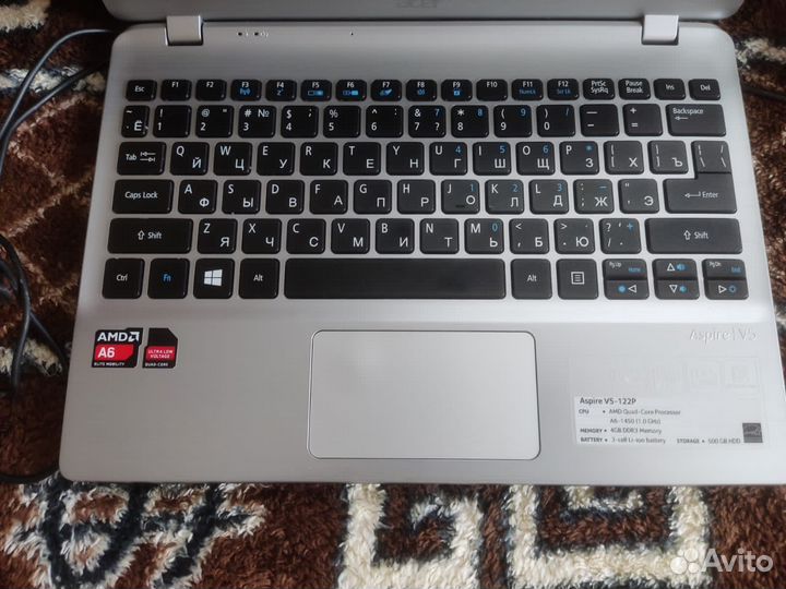 Ноутбук acer Aspire V5-122P - ноутбук