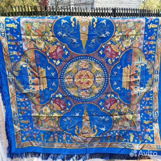 Шёлковое Винтажное (покрывало) скатерть