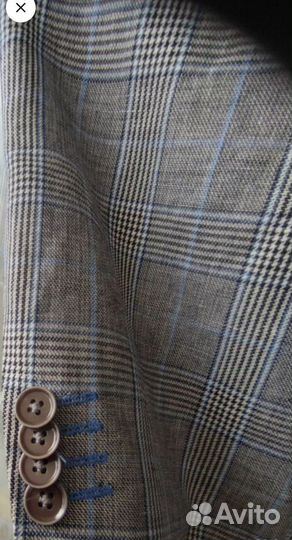 Льняной мужской пиджак, р. 54