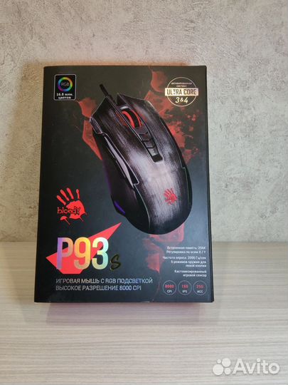 Игровая мышь A4tech Bloody P93s Bullet