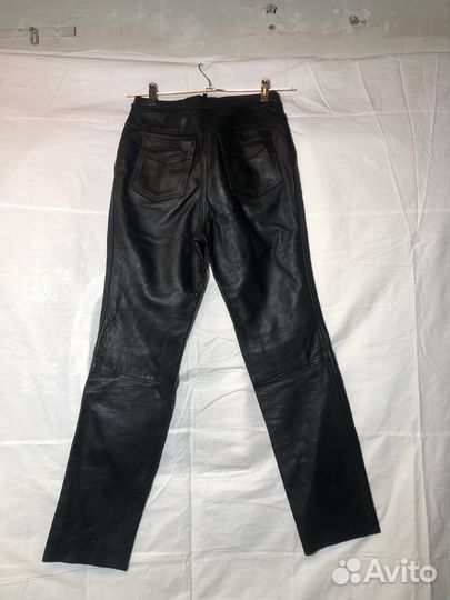 Брюки кожаные