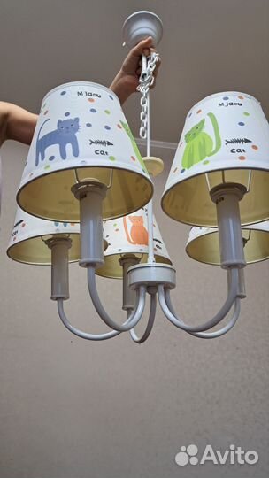 Люстра потолочная бу детская