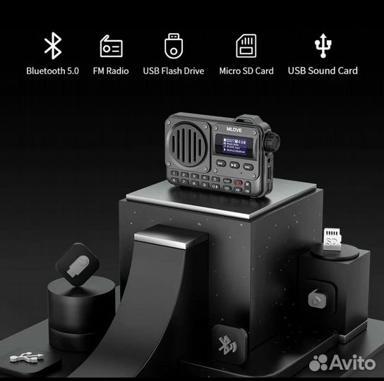 Радиоприемник с bluetooth mlove bv800