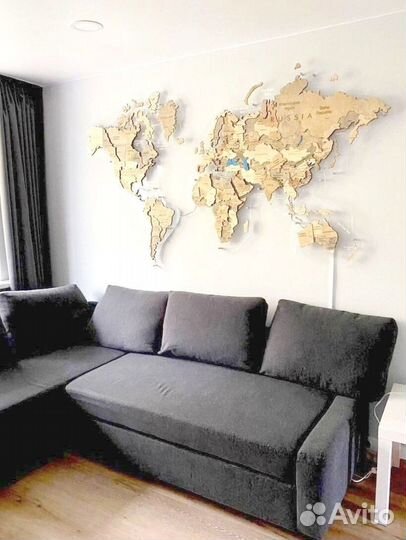 Карта России с подсветкой