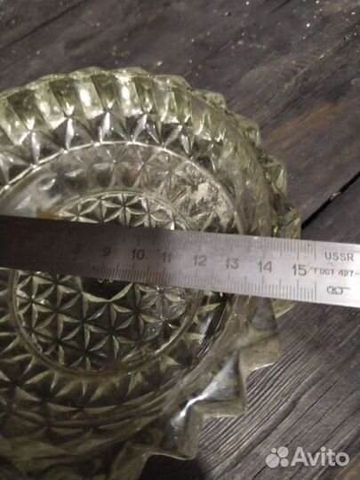 Хрустальная пепельница