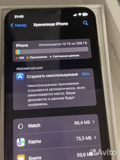 iPhone X, 256 ГБ