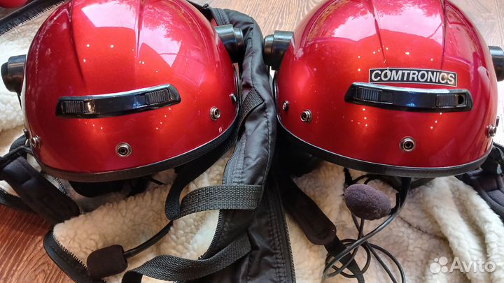 Комплект шлемов comtronics c интеркомом и рациями
