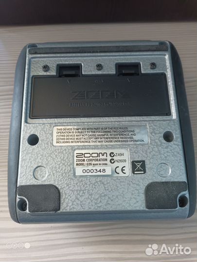 Гитарный процессор zoom G2G