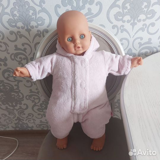 Большой мягконабивной пупс гдр