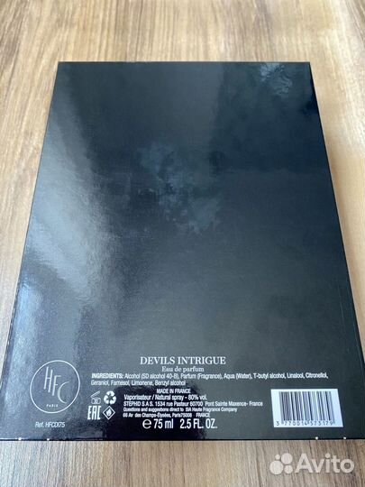 Haute Fragrance Company Devil's Intrigue Оригинал