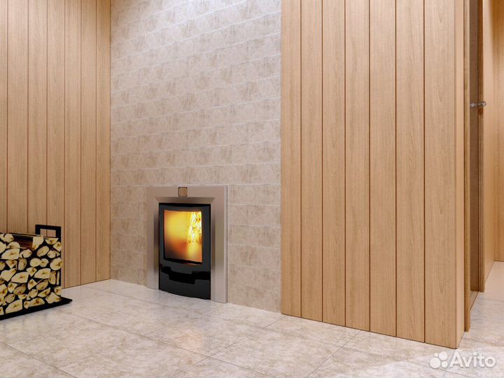 Печь для бани Русь-сетка 25 Л Панорама