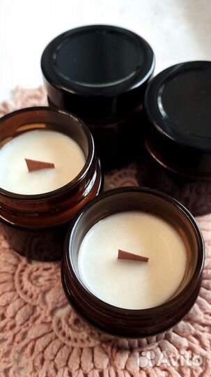 Ароматическая свеча ручной работы