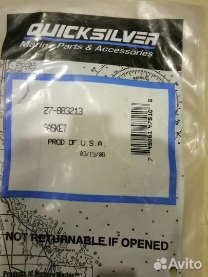 883213 прокладка Mercury