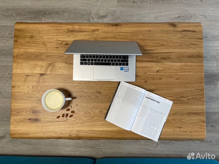 Стол лофт письменный журнальный дубовый