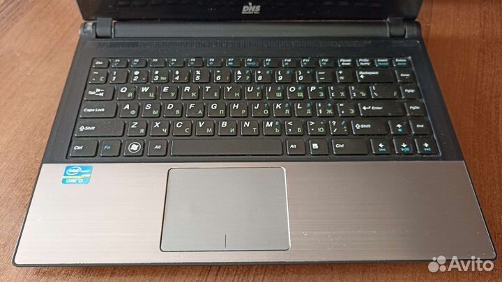 Ноутбук DNS, алюминиевый корпус