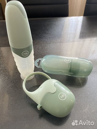 Ложечка, футляр и ниблер Happy baby