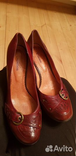 Туфли женские кожаные, размер 40,5