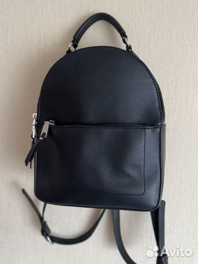 Рюкзак женский маленький кожаный Stradivarius