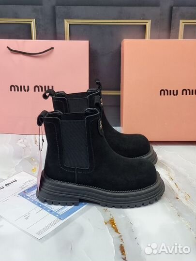 Зимние челси miu miu 4 цвета