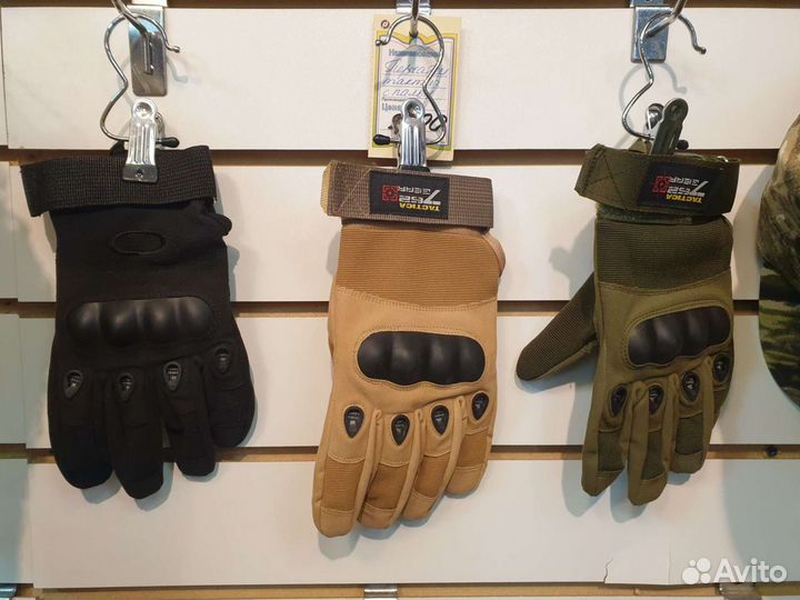 Перчатки тактические с пальцами