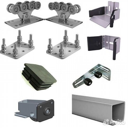 Комплект для откатных ворот Alutech10 с площадками