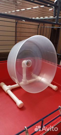 Клетка для грызунов, колесо, домик