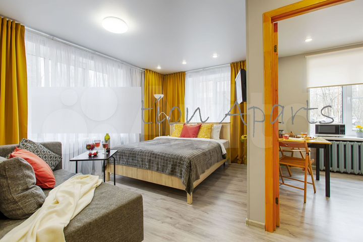 1-к. квартира, 30,4 м², 1/4 эт.