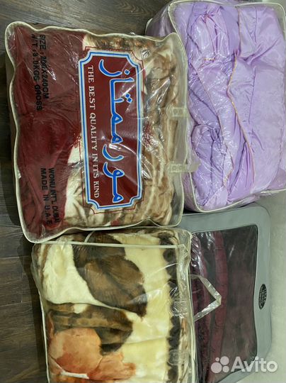 Велюровые одеяло