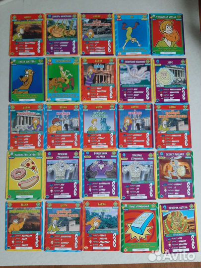 Карточки Скуби Ду