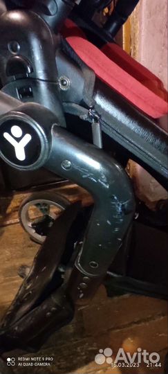 Коляска 2 в 1 эко кожа