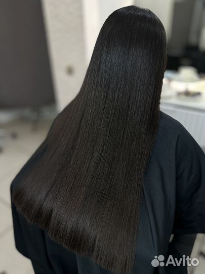 Кератиновое выпрямление ботокс волос пилинг