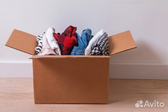 Коробка с бу вещами