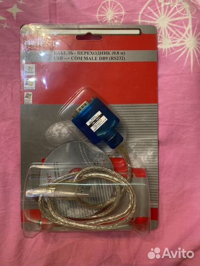 Кабель переходник (0.8 м) usb-com