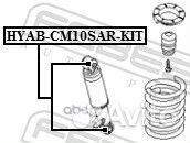 Сайлентблок заднего амортизатора комплект hyabc