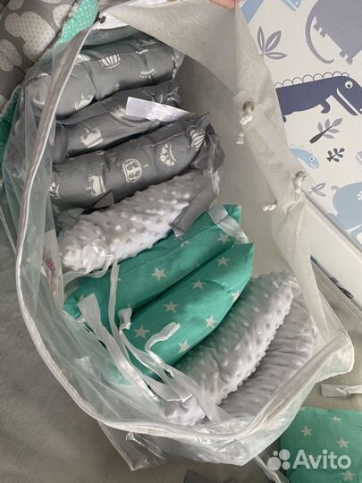 Бортики в кроватку кокон бортик коса