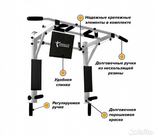 Турник 3 в 1 мультихват. До 300 кг
